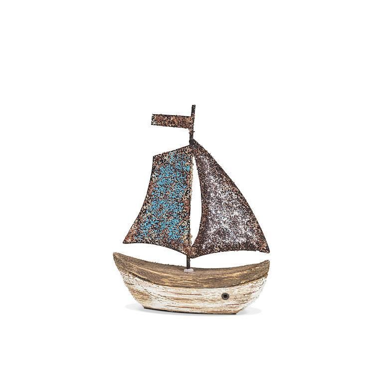 AB Mini Sailboat with Sail Up