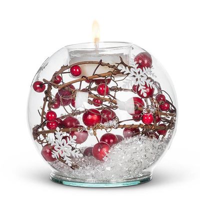 AB Red Berry &amp; Snow Ball Votive