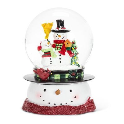 AB Snowman Family Snow Globe