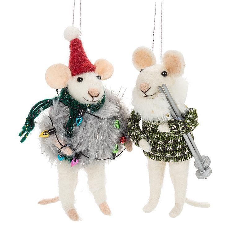 AB Winter Mouse Ornament
