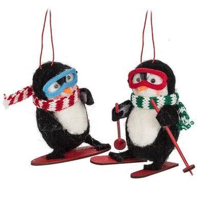 AB Winter Sport Penguin Ornament
