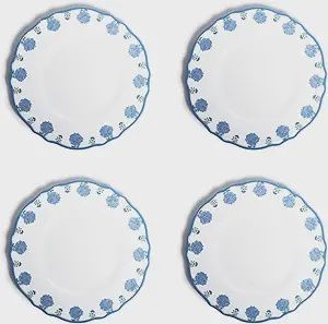 TC Hydrangea Dinner Plates S/4