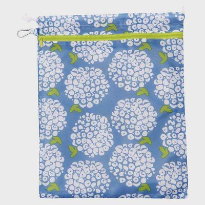 RF Hydrangea Blossoms Splash Proof Travel Sack