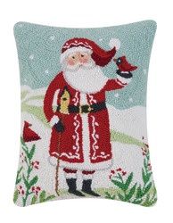 PH Santa with Birdhouse Hook Pillow