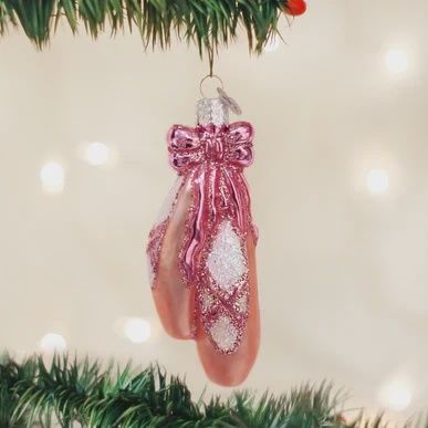 OW Ballet Toe Shoes Ornament