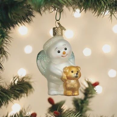 OW Baby Snow Angel Ornament