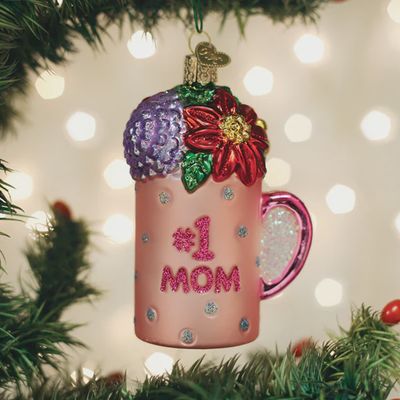 OW Best Mom Mug Ornament