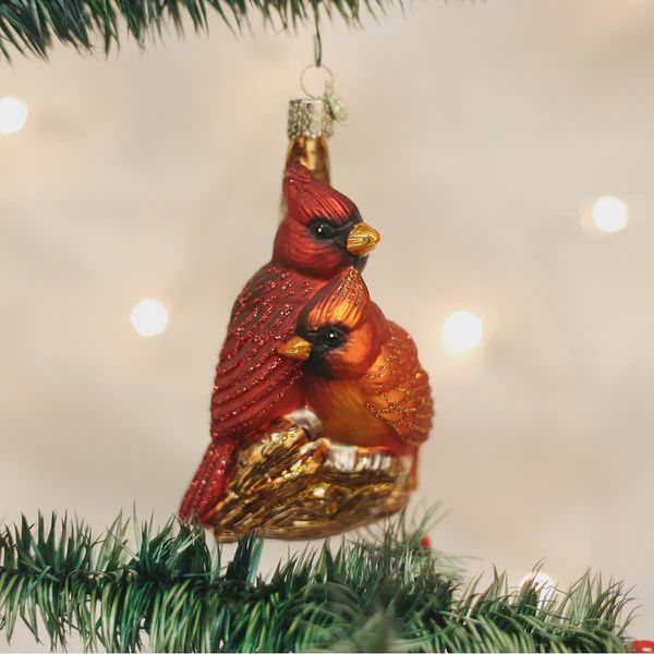 OW Cardinal Pair Ornament