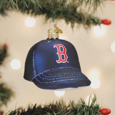 OW Boston Red Sox Baseball Cap Ornament