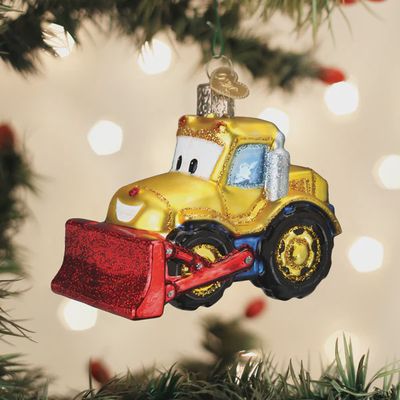 OW Bright-Eyed Bulldozer Ornament