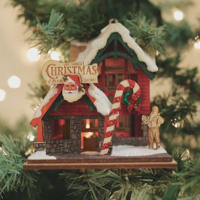 OW Christmas Book Store Ornament