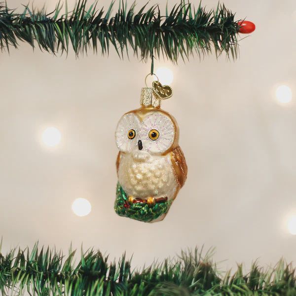 OW Christmas Owl Ornament