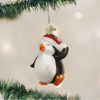 OW Dancing Penguin Ornament