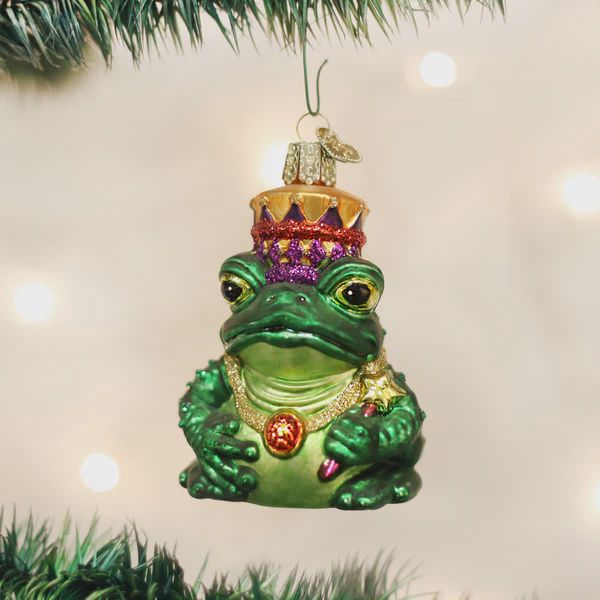 OW Frog King Ornament
