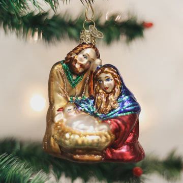 OW Holy Family Ornament