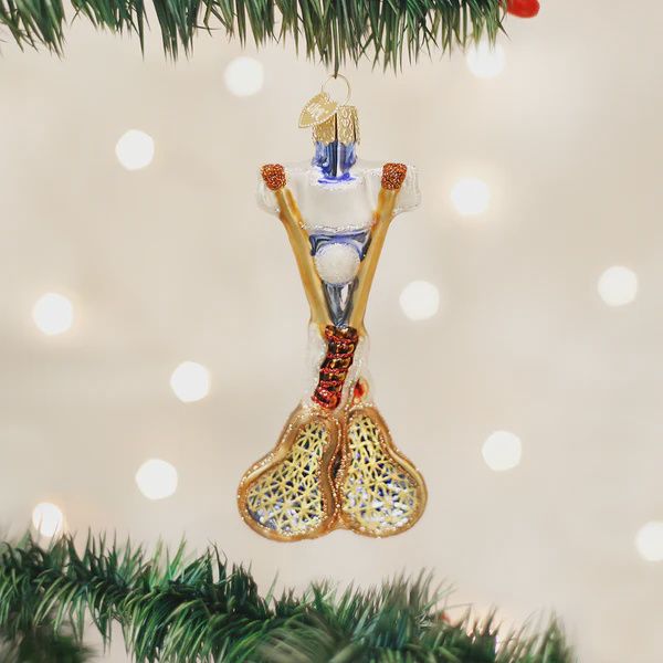 OW Lacrosse Set Ornament