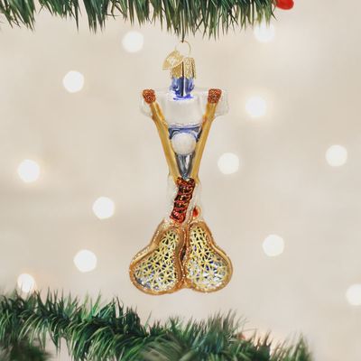 OW Lacrosse Set Ornament