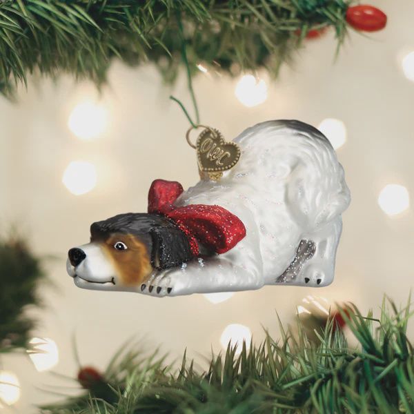 OW Norman Rockwell Signature Dog Ornament