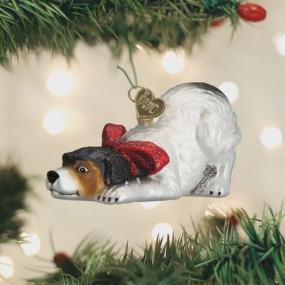 OW Norman Rockwell Signature Dog Ornament