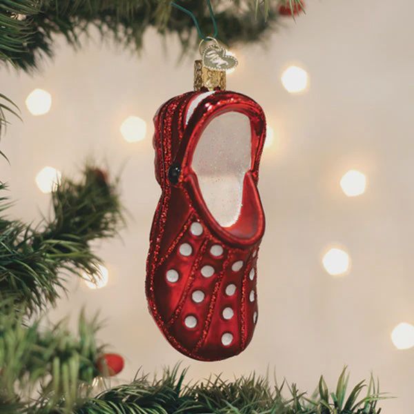 OW Rubber Clog Ornament