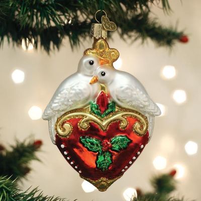 OW Two Turtle Doves Ornament