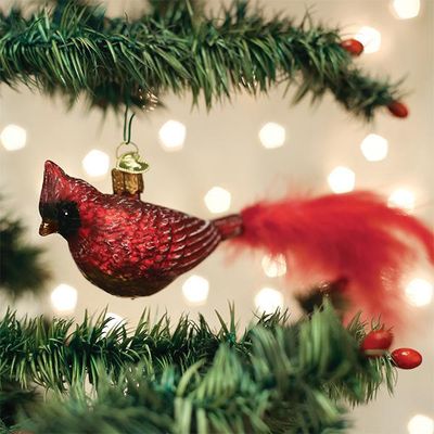 OW Vintage Cardinal Ornament