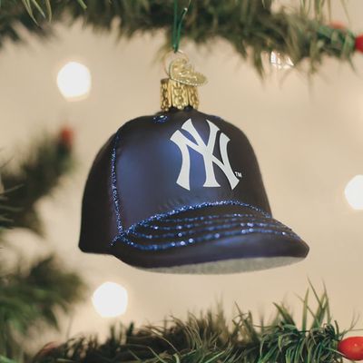 OW Yankees Baseball Cap Ornament
