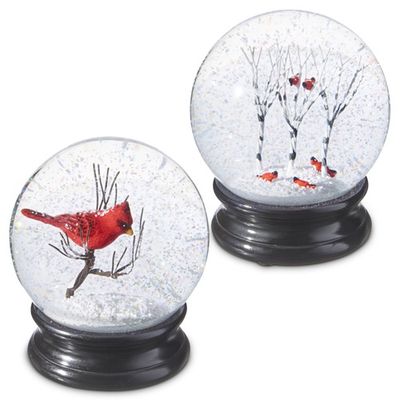 RAZ 4.75&quot; Cardinal Water Globe