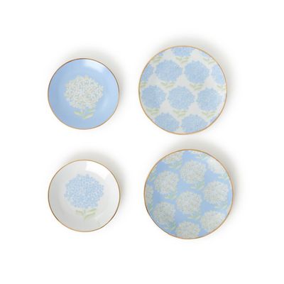 TC Hydrangea Trinket Tray S/2