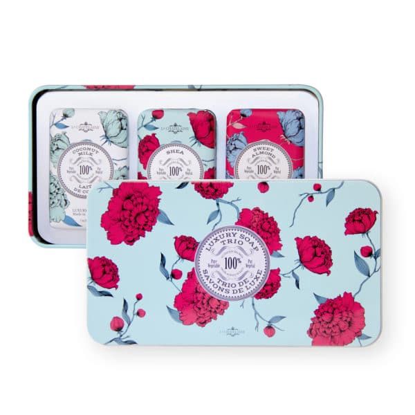 LC Aqua Luxury Soap Trio Tin