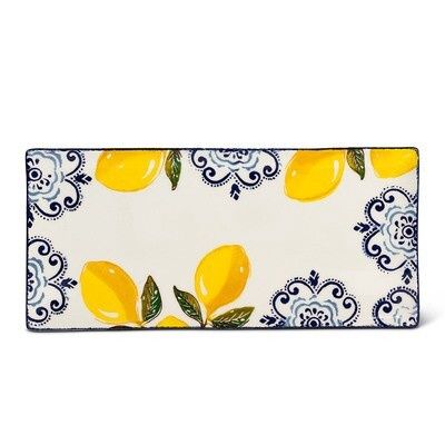 AB Sorrento Lemon Med. Rectangle Platter