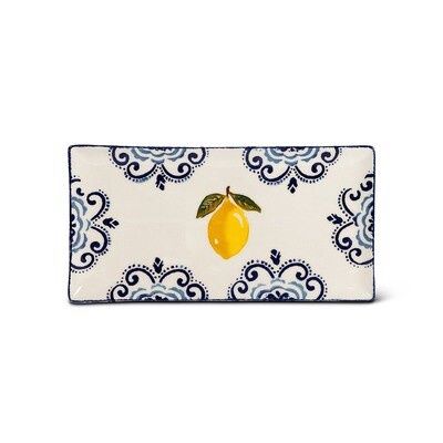 AB Sorrento Lemon Small Rectangle Platter