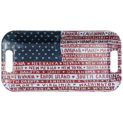 BI One Flag One Nation Tray