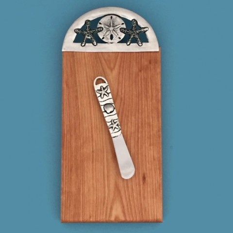 BS Shells Mini Cutting/Serving Board w/Pate Server