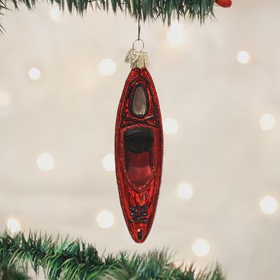 OW Red Kayak Ornament