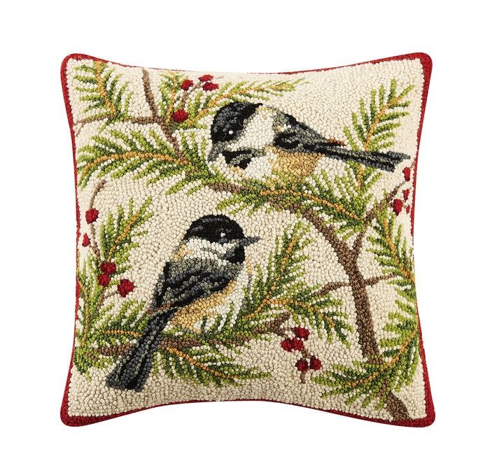 PH Chickadee Hook Pillow