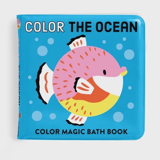 CB Color the Ocean Color Magic Bath Book