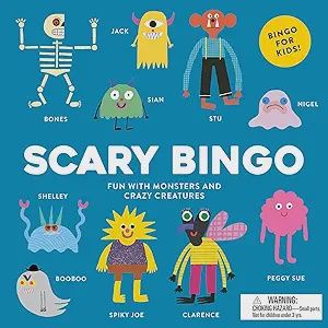 CB Scary Bingo Fun with Monsters and Crazy Creatures