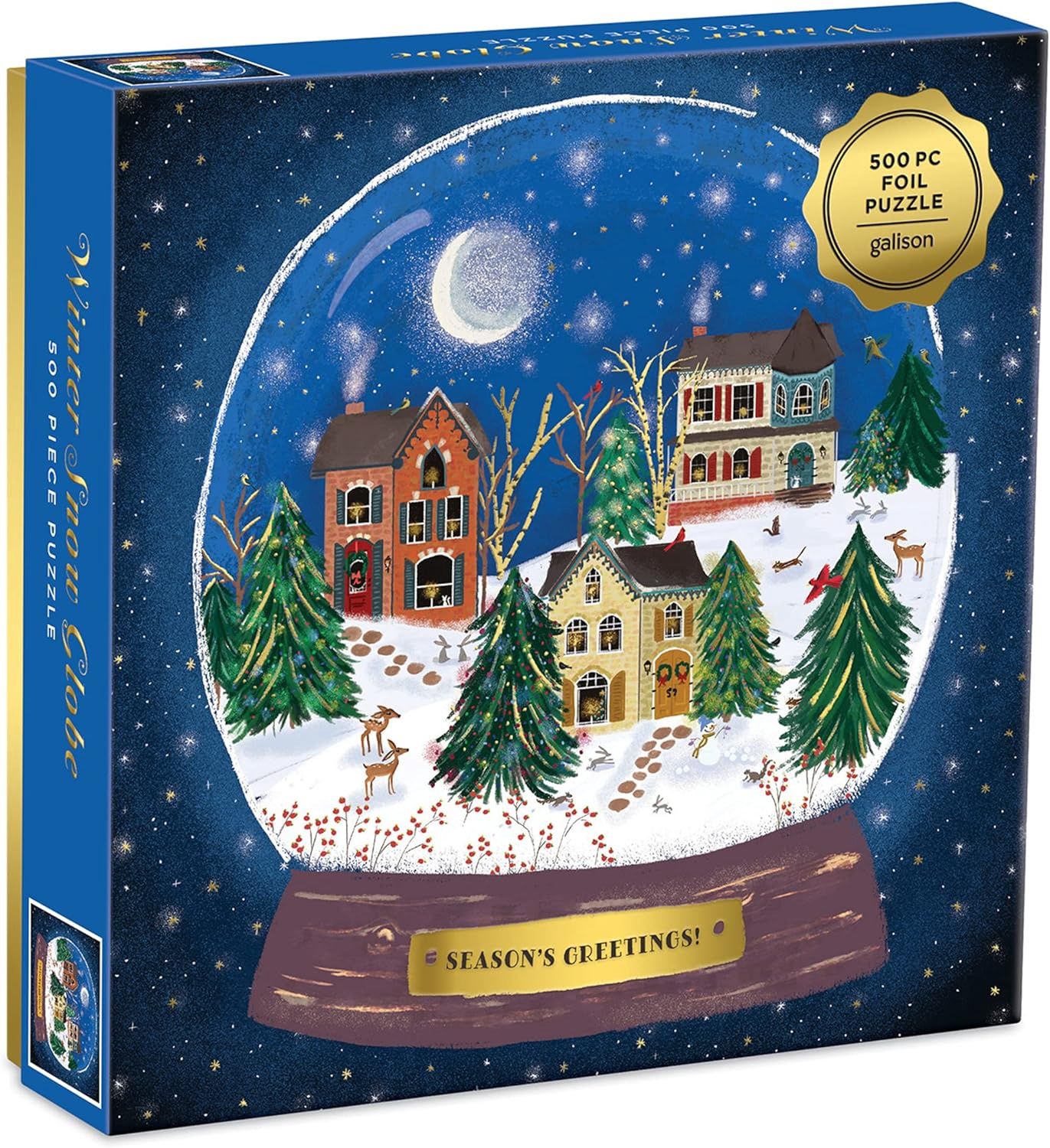 CB Winter Snow Globe 500 Piece Puzzle