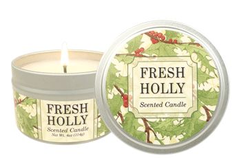 GB Fresh Holly Candle