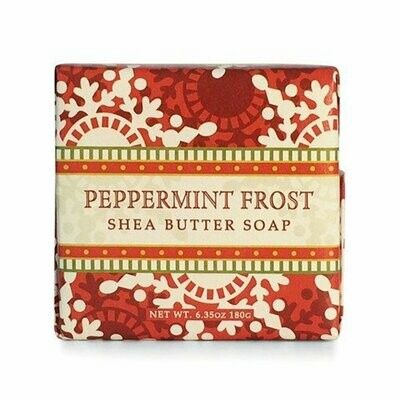 GB Peppermint Frost 6oz. Shea Butter Soap