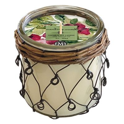 BI Cranberry Wreath Farmhouse Soy Candle