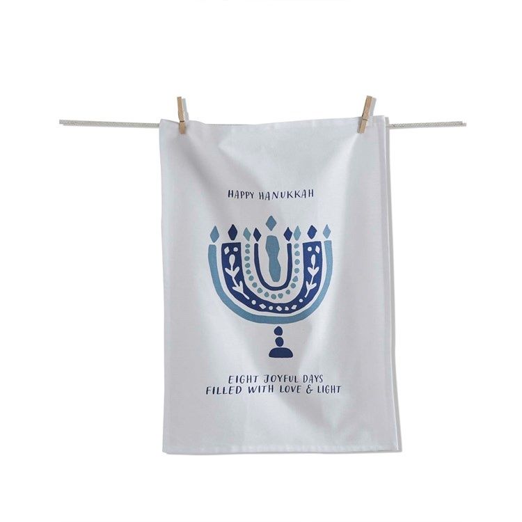 TA Happy Hanukkah Dishtowel