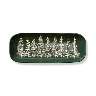 TA Wilde Pine Tree Rectangle Platter