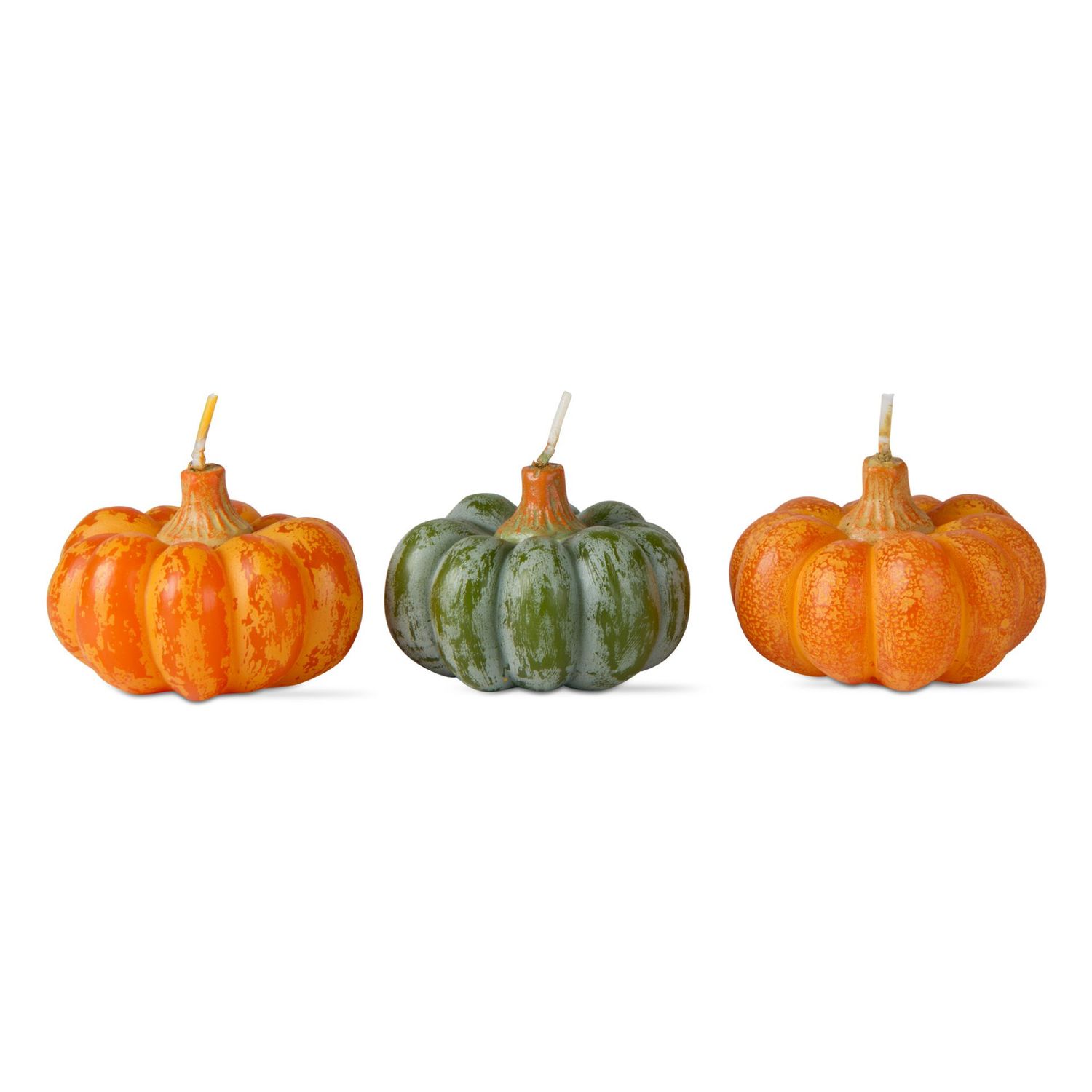 TA Heirloom Pumpkin Candles Set of 3