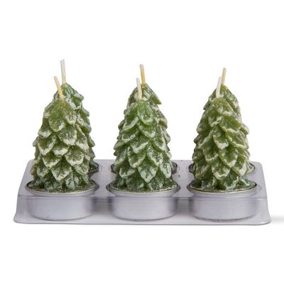 TA Spruce Tealight Candles S/6