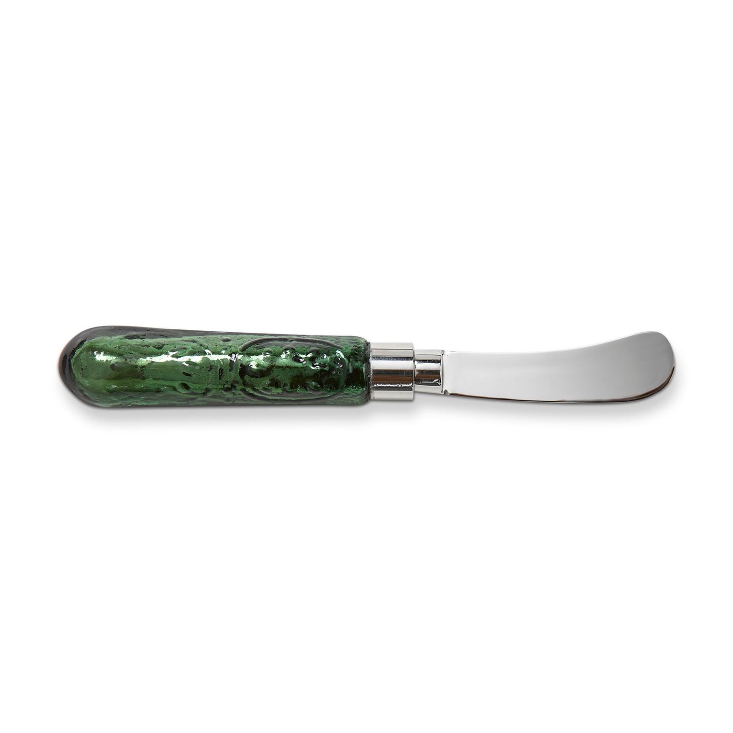 TA Green Glass Handle Spreader