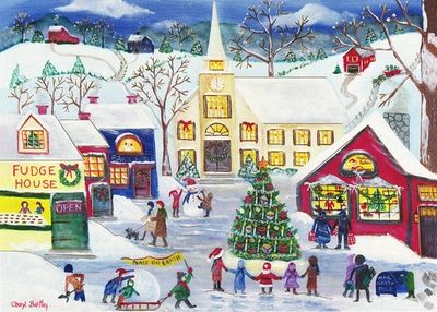 PP Yuletide Village Deluxe Boxed Cards
