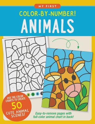 PP Animals Color-By-Number Book
