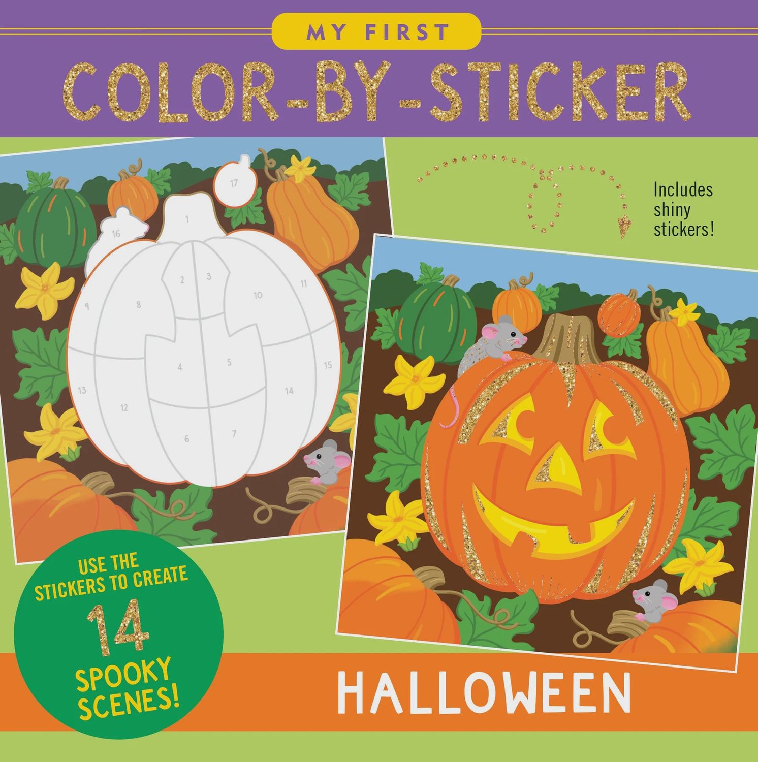 PP My First Color-By-Sticker Book - Halloween